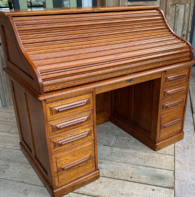 Cutler desk that has been restored and repolished by Kilmister Furniture Restoration.