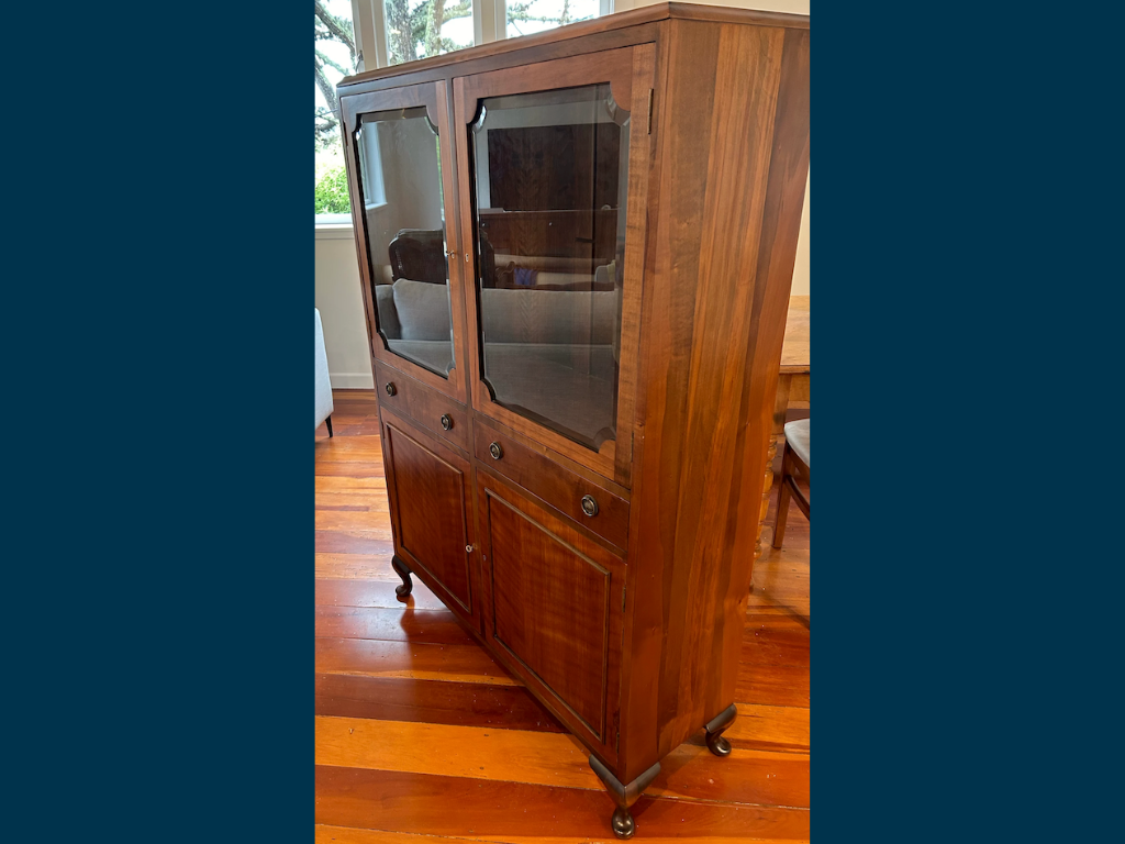 Cabinet restored by Kilmister Furniture Restoration.